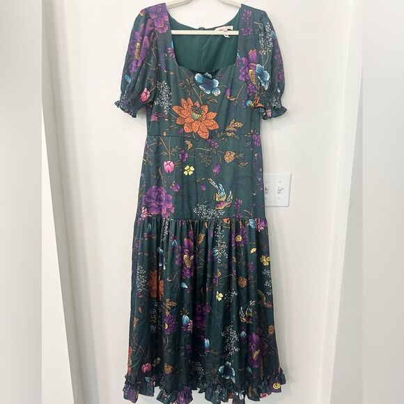 Anthropologie Hutch Floral Maxi Dress 12 - Picture 2 of 9